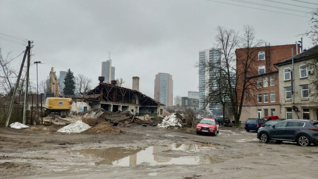 Kernavės g. (Kernavės g.) - Bike path, Street - construction photos