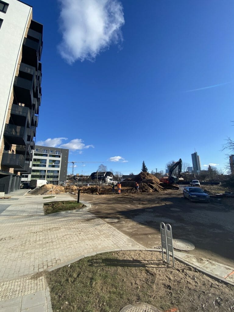 Kernavės g. (Kernavės g.) - Bike path, Street - construction photos
