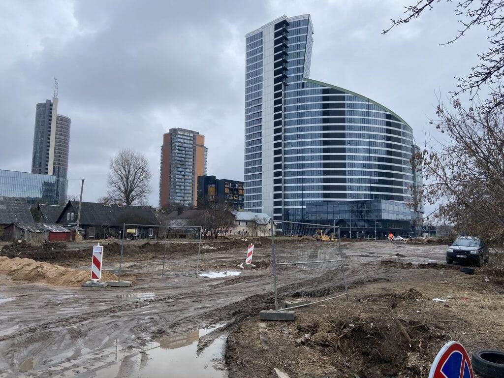 Kernavės g. (Kernavės g.) - Bike path, Street - construction photos