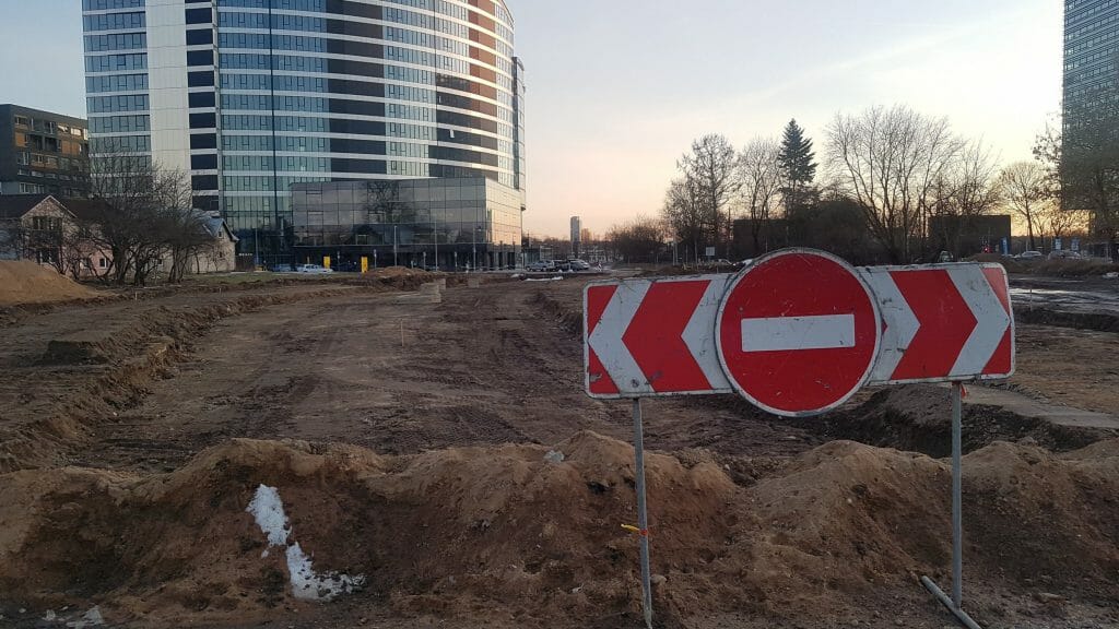 Kernavės g. (Kernavės g.) - Bike path, Street - construction photos