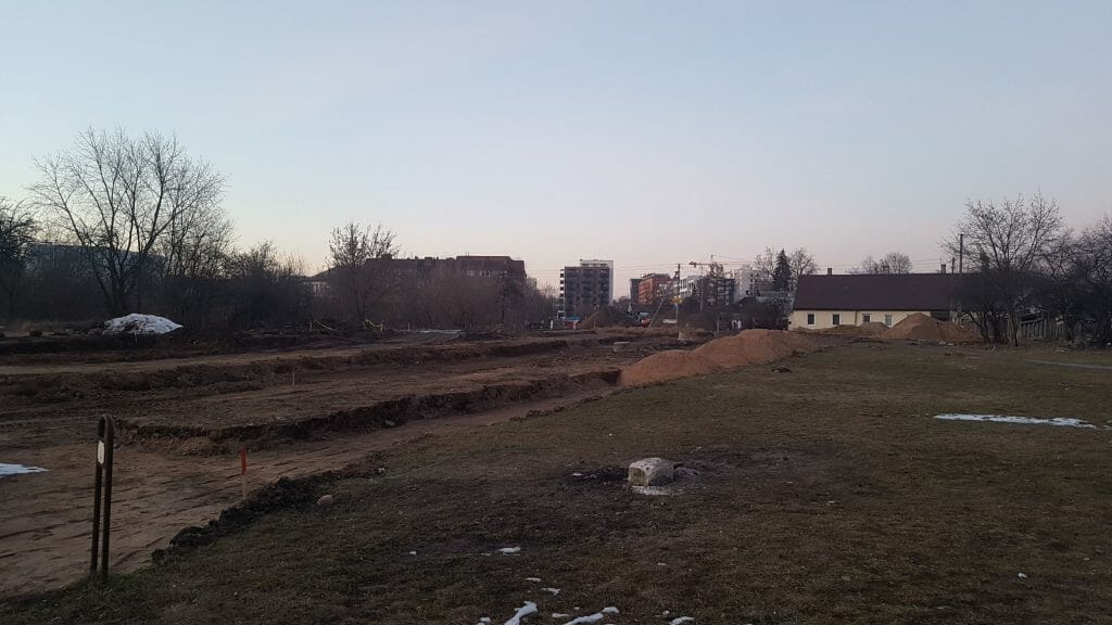 Kernavės g. (Kernavės g.) - Bike path, Street - construction photos