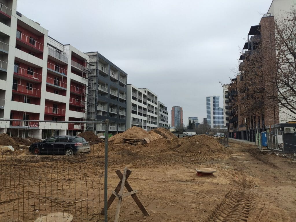 Kernavės g. (Kernavės g.) - Bike path, Street - construction photos