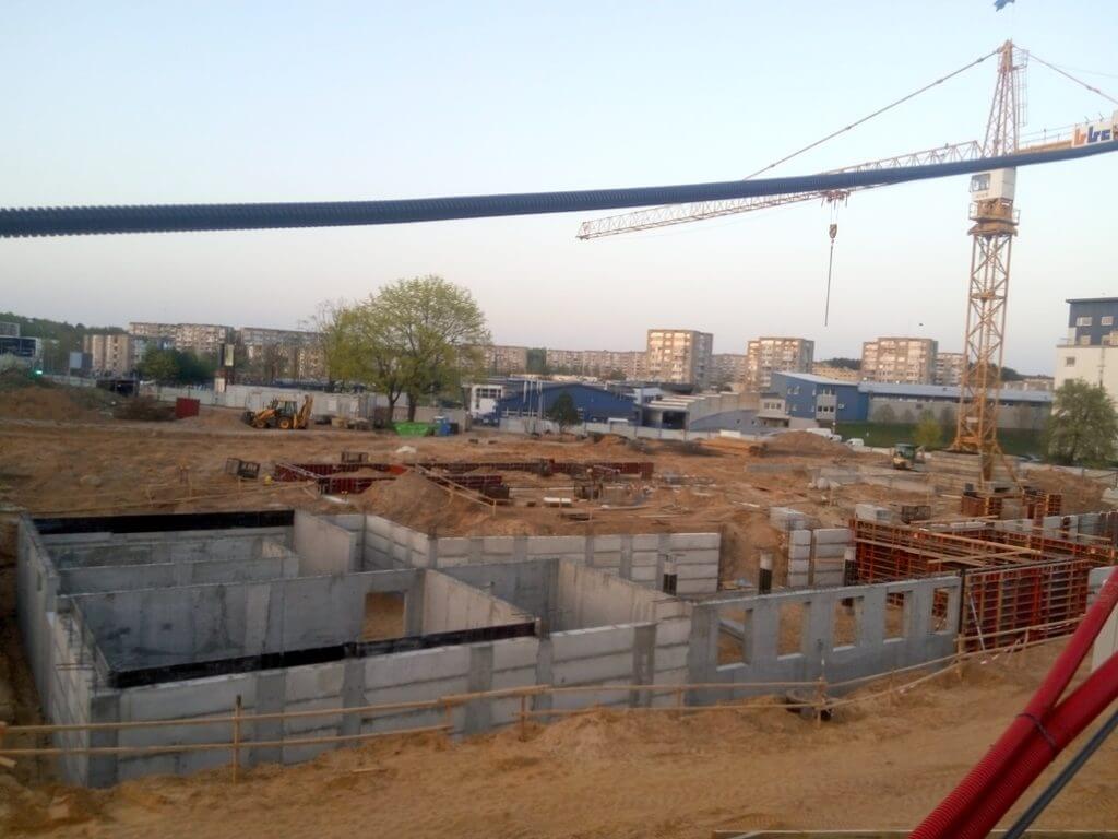 Gabijos gimnazijos priestatas (Pašilaičių g. 13) - Primary and secondary education - construction photos