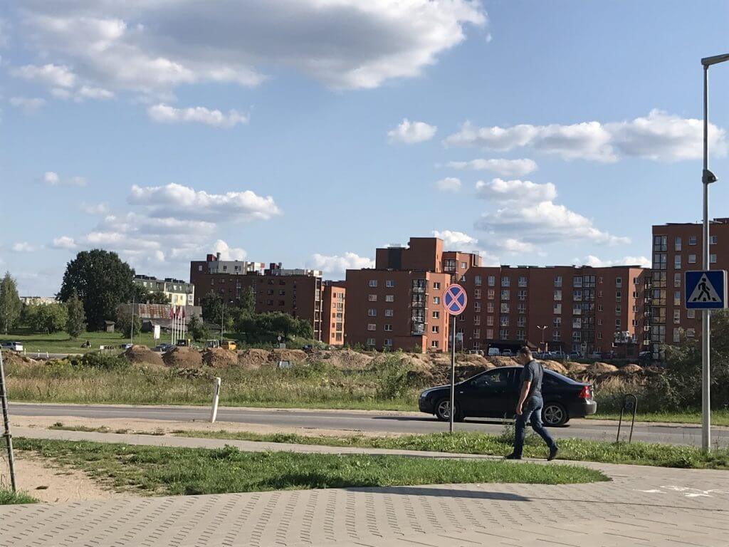 Rimi Pavilnionių g. (Pavilnionių g. 22) - Pārtikas veikals - būvdarbu attēli