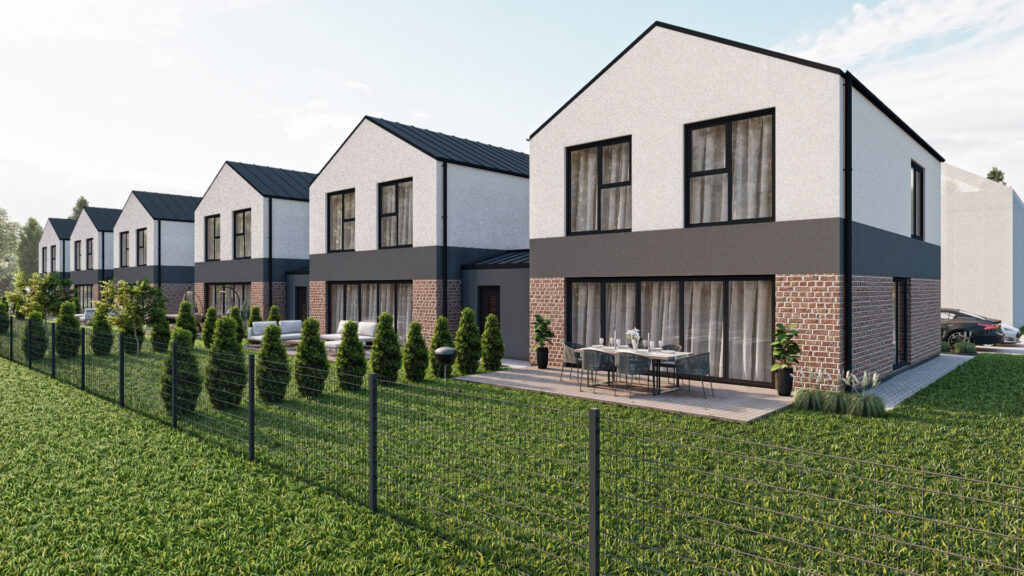 Kalnėnų namai (Keltų g. 10, 12, 18) - Row housing - visualization