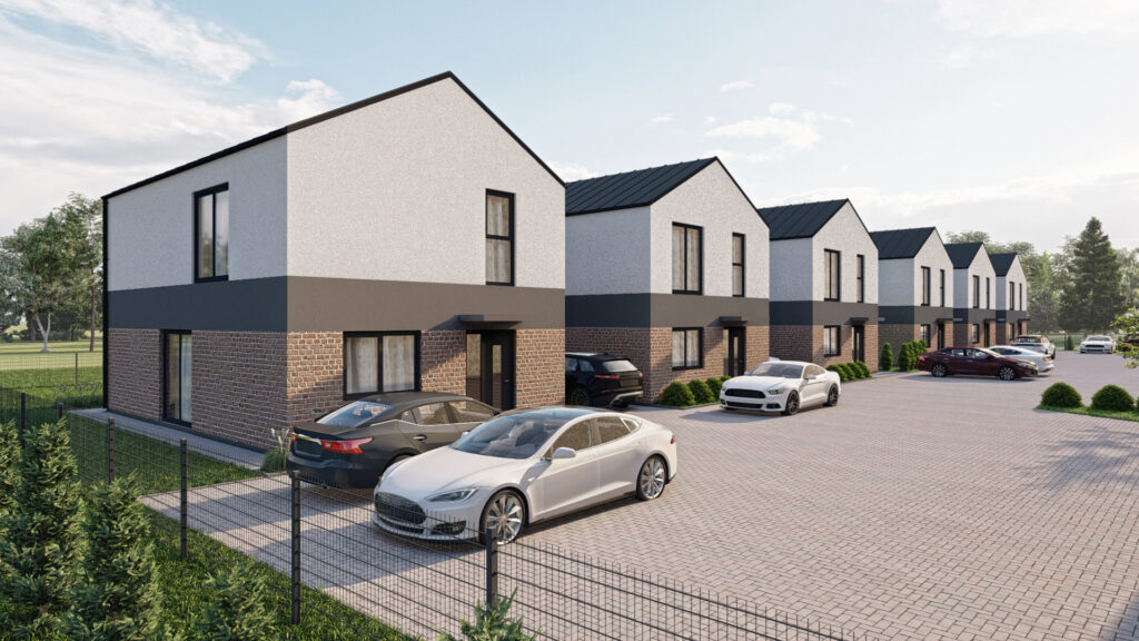 Kalnėnų namai (Keltų g. 10, 12, 18) - Row housing - visualization