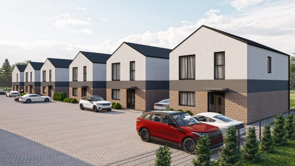 Kalnėnų namai (Keltų g. 10, 12, 18) - Row housing - visualization