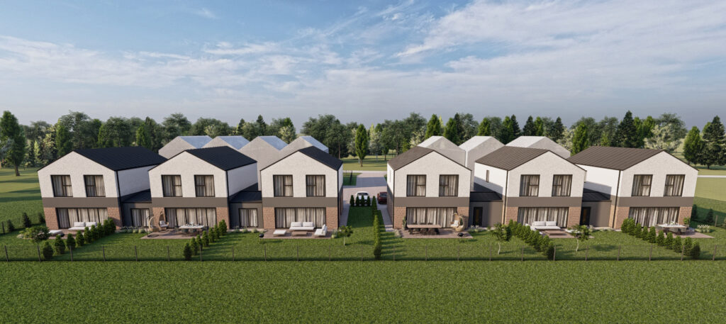 Kalnėnų namai (Keltų g. 10, 12, 18) - Row housing - visualization