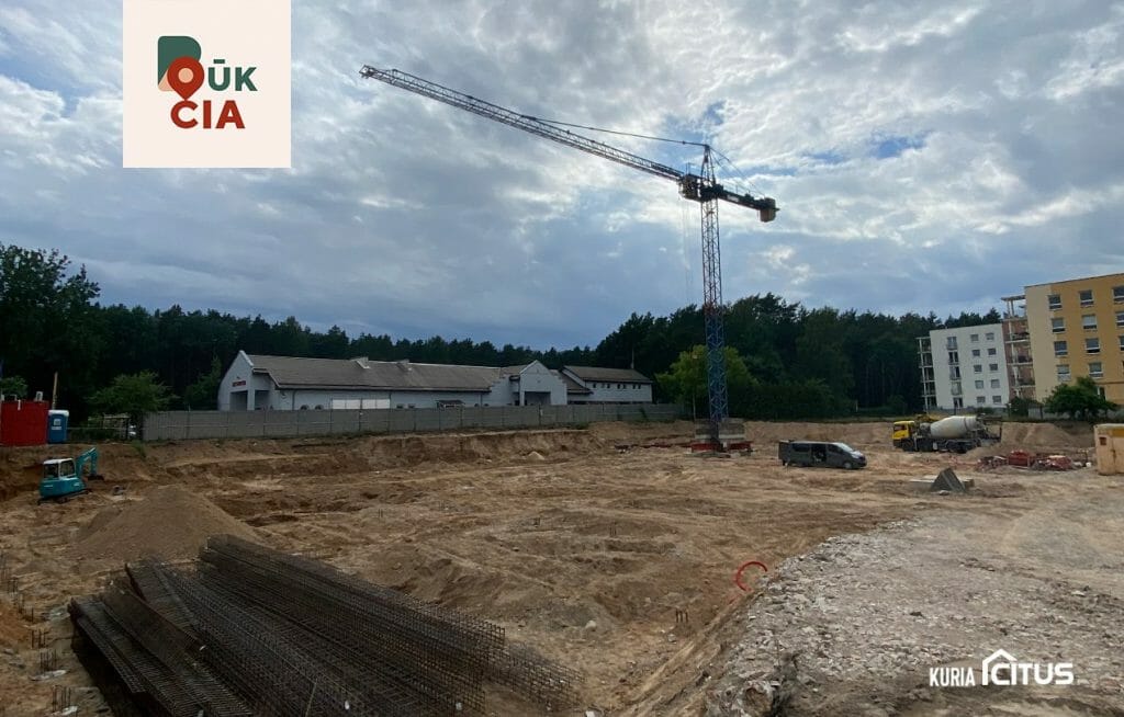 Būk čia (Bukčių g. 6) - Multi apartment - construction photos