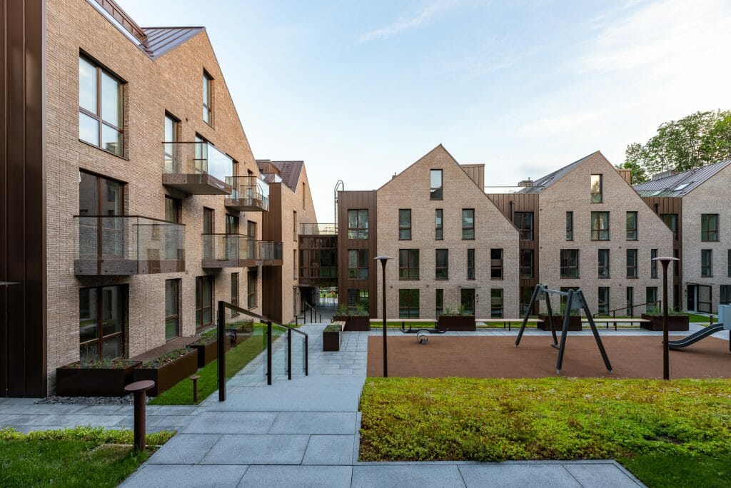 Užupio terasos (Kreivasis skg. 18) - Multi apartment - construction photos