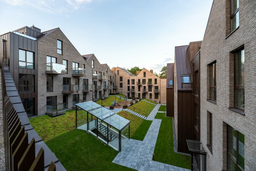 Užupio terasos (Kreivasis skg. 18) - Multi apartment - construction photos