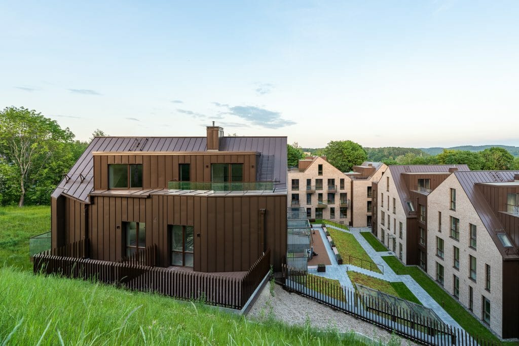 Užupio terasos (Kreivasis skg. 18) - Multi apartment - construction photos