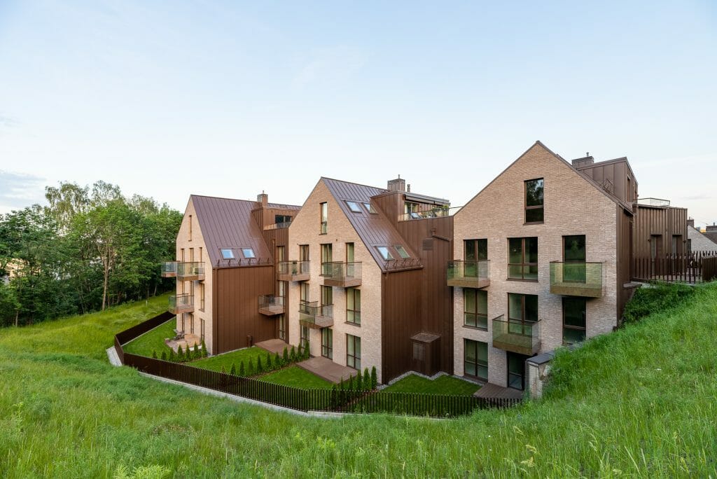 Užupio terasos (Kreivasis skg. 18) - Multi apartment - construction photos