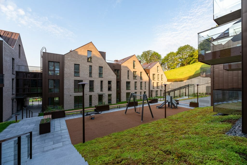 Užupio terasos (Kreivasis skg. 18) - Multi apartment - construction photos