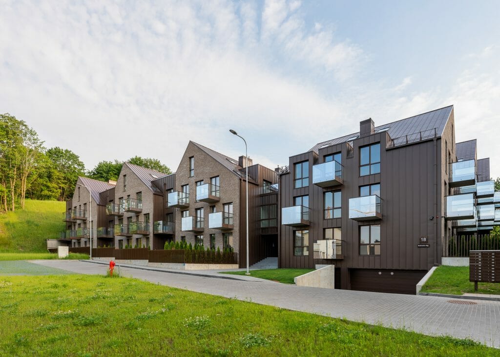 Užupio terasos (Kreivasis skg. 18) - Multi apartment - construction photos