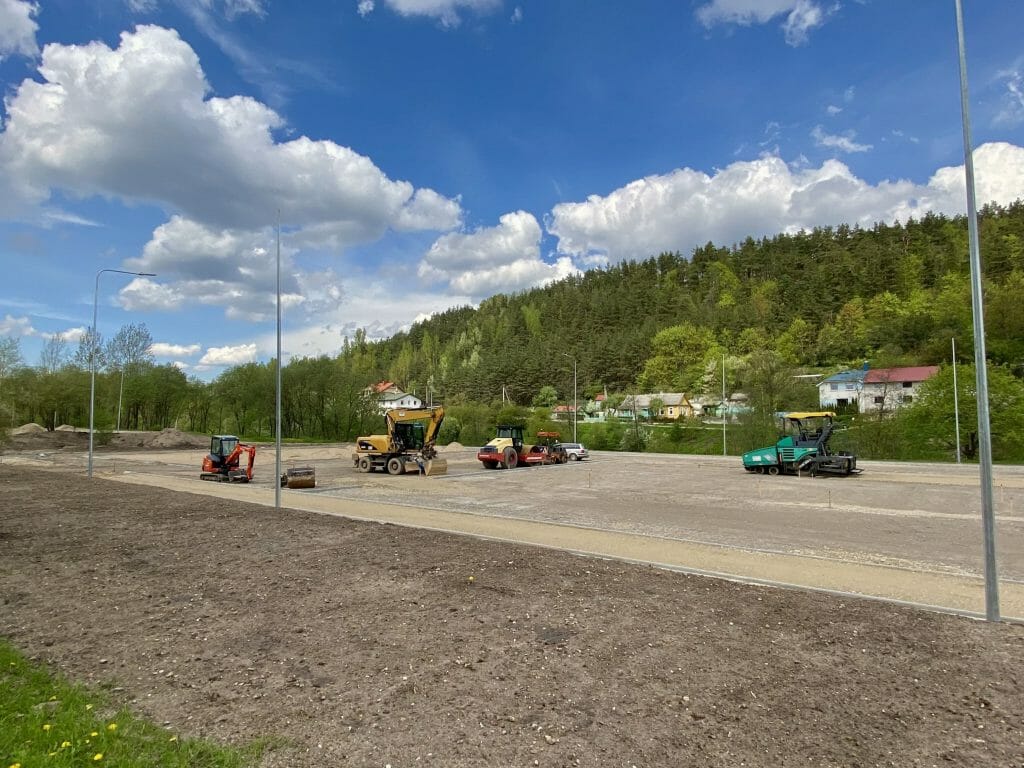 Kaukysos g. sporto aikštynas (Kaukysos g.) - Sports field or court - construction photos