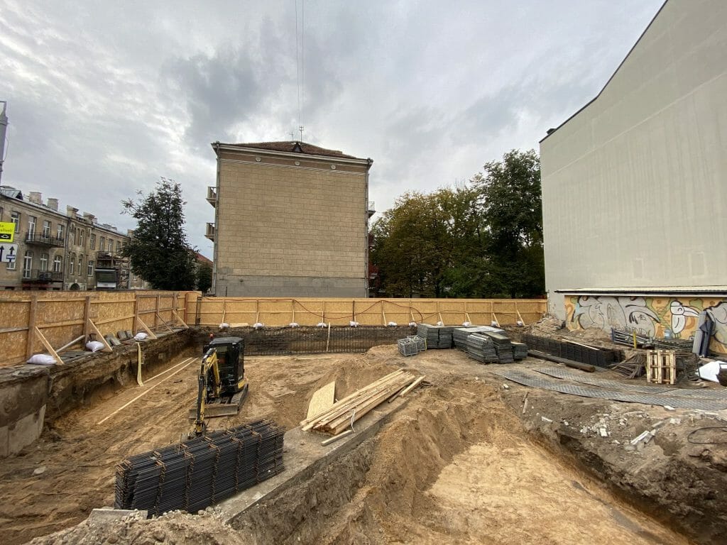 Office Boutique (Dainavos g. 7) - Office center - construction photos