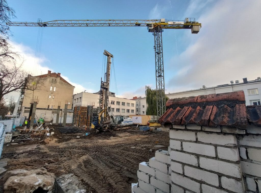 Mykolo Marcinkevičiaus ligoninės plėtra (Kauno g. 7) - Hospital - construction photos