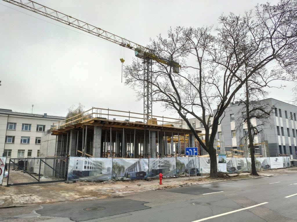 Mykolo Marcinkevičiaus ligoninės plėtra (Kauno g. 7) - Hospital - construction photos