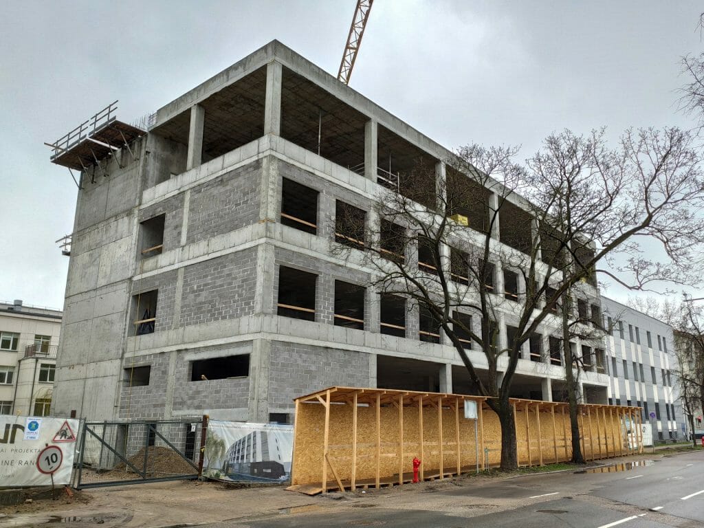 Mykolo Marcinkevičiaus ligoninės plėtra (Kauno g. 7) - Hospital - construction photos