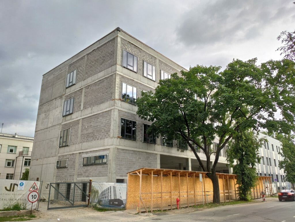 Mykolo Marcinkevičiaus ligoninės plėtra (Kauno g. 7) - Hospital - construction photos