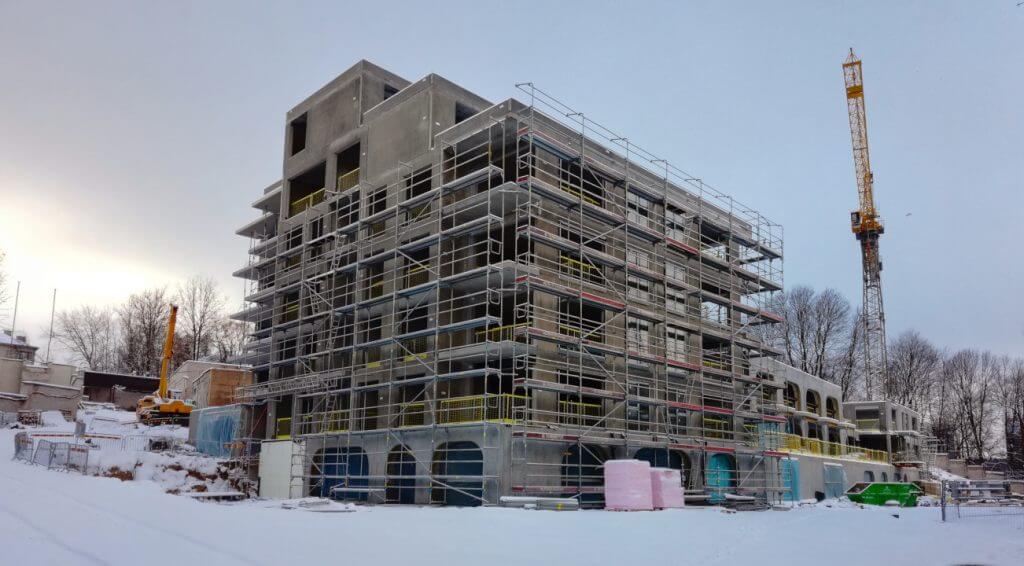 Matau Vilnių 1 etapas (Aludarių g. 5) - Daugiabutis - statybų nuotraukos