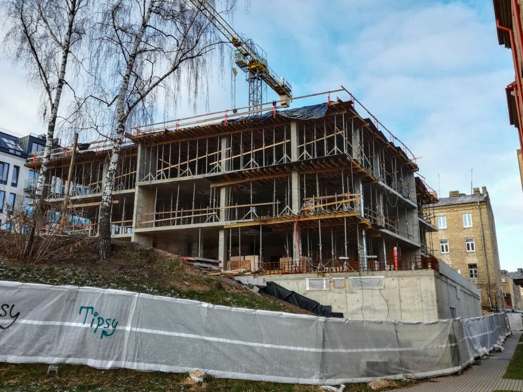Mindaugo rezidencija (Mindaugo g. 12A) - Multi apartment - construction photos