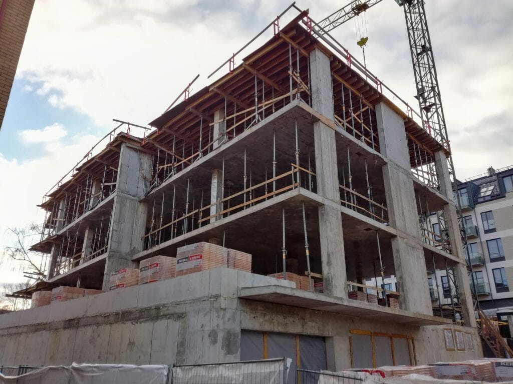 Mindaugo rezidencija (Mindaugo g. 12A) - Multi apartment - construction photos