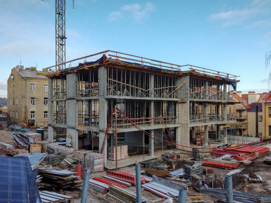 Mindaugo rezidencija (Mindaugo g. 12A) - Multi apartment - construction photos