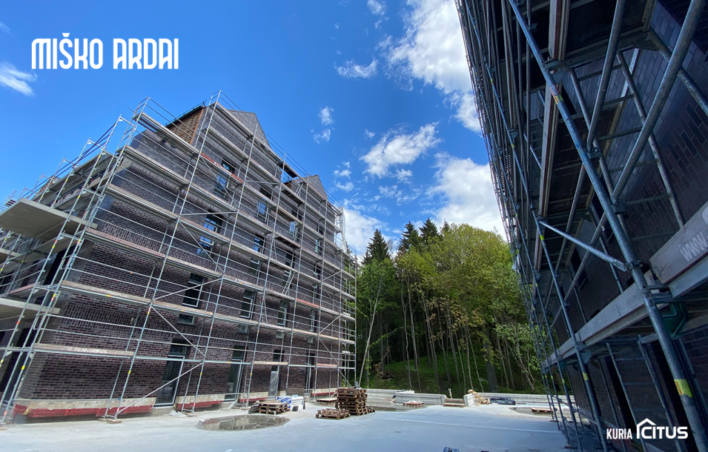 Miško ardai 1 etapas (Burbiškių g. 6) - Multi apartment - construction photos