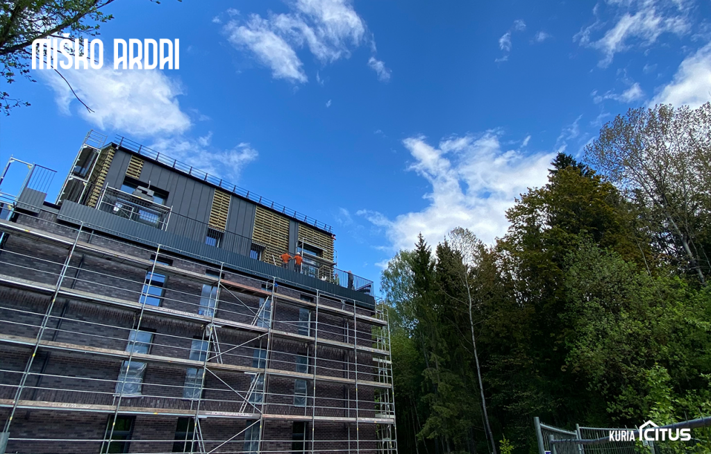 Miško ardai 1 etapas (Burbiškių g. 6) - Multi apartment - construction photos