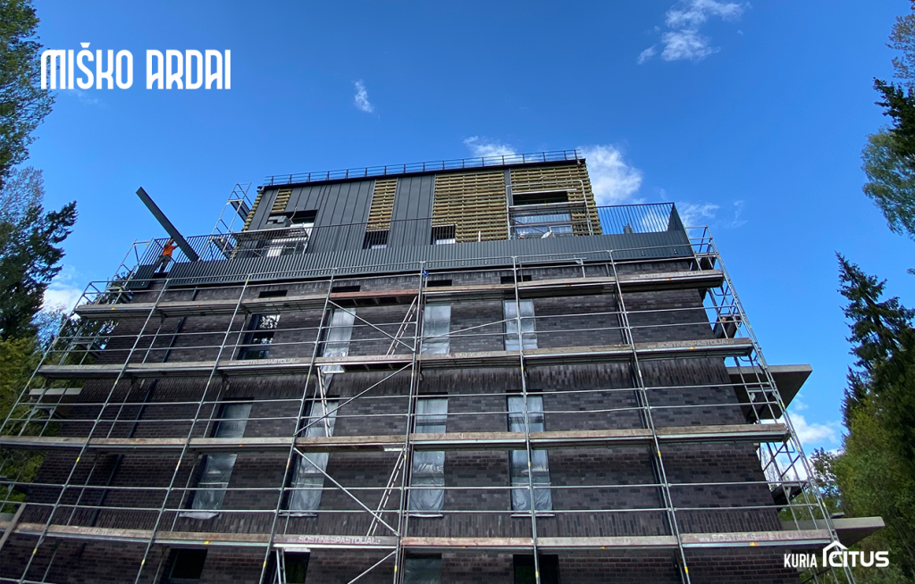 Miško ardai 1 etapas (Burbiškių g. 6) - Multi apartment - construction photos