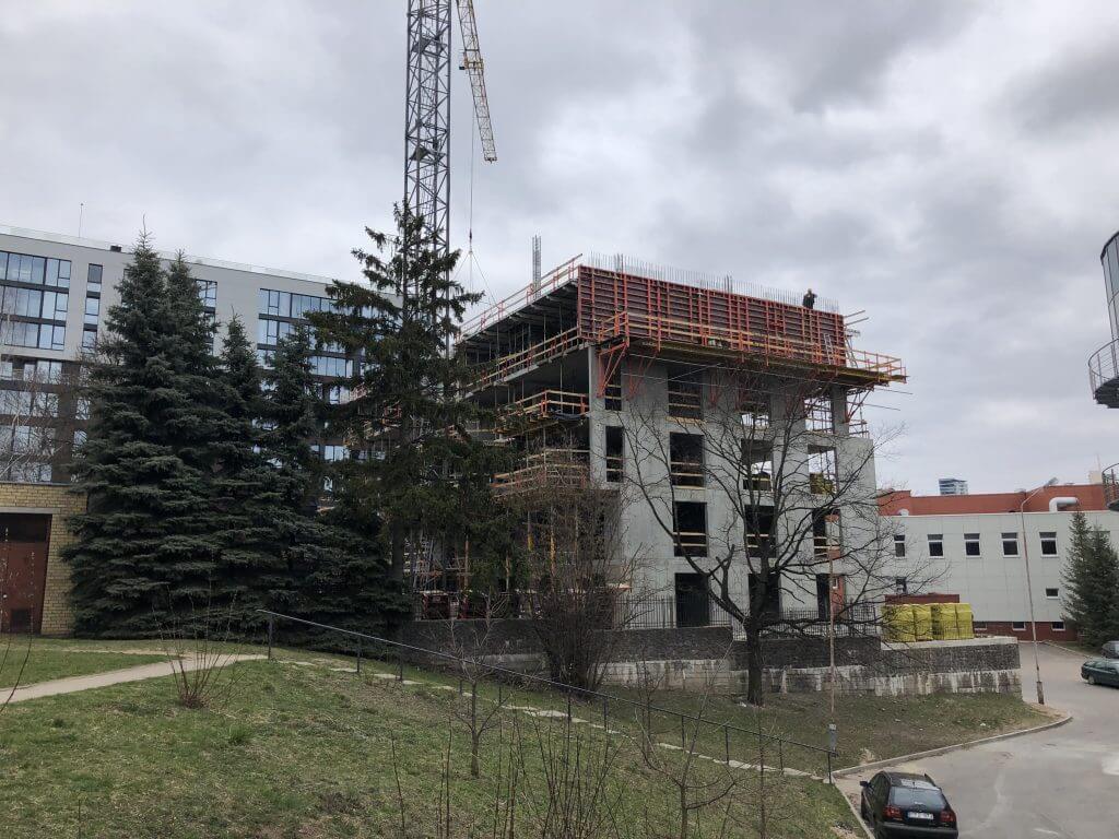 Žvėryno vakarai (Saltoniškių g. 44) - Multi apartment - construction photos