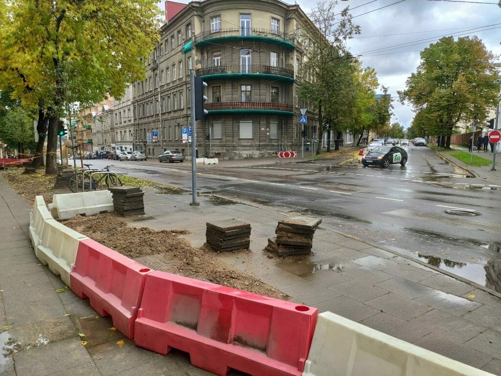 Algirdo g. dviračių takas (Algirdo g.) - Jalgrattatee, Tänav - ehituse fotod