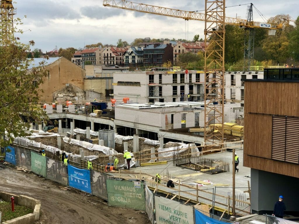 PAUPYS 7 etapas (Aukštaičių g. 19, Paupio g. 50) - Multi apartment - construction photos