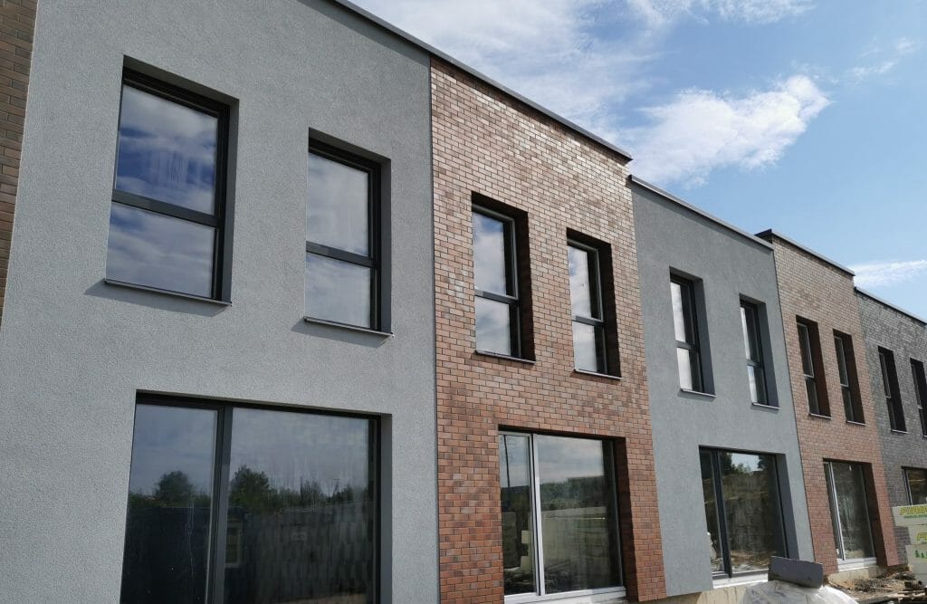 PaJustis 1 etapas (Mozūriškių g. 190) - Row housing - construction photos