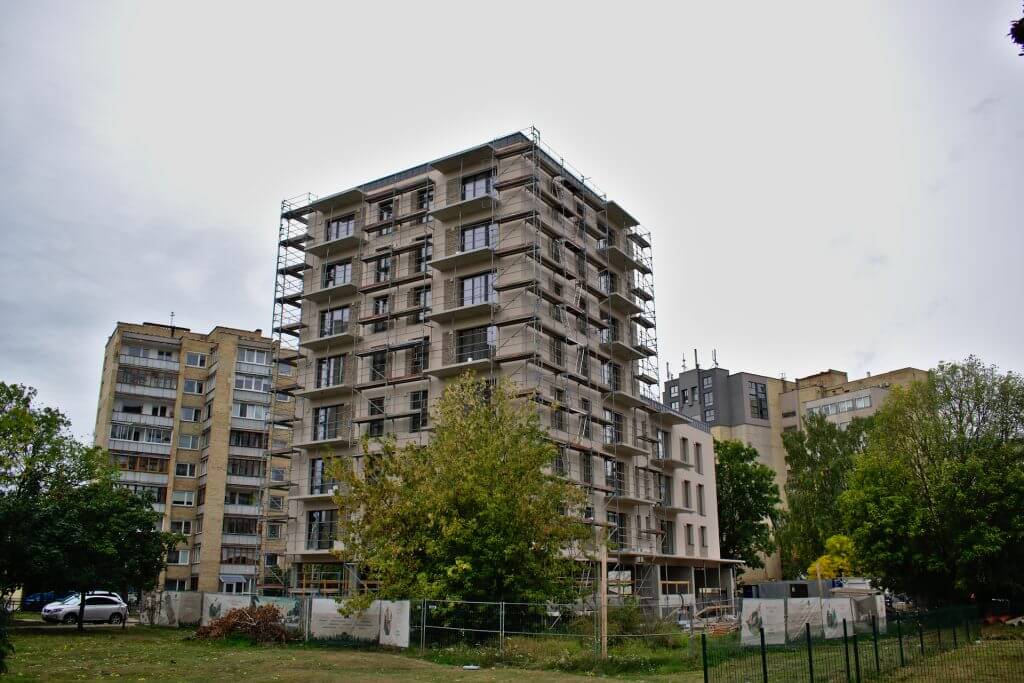 N-GARDEN (Naugarduko g. 50B) - Multi apartment - construction photos