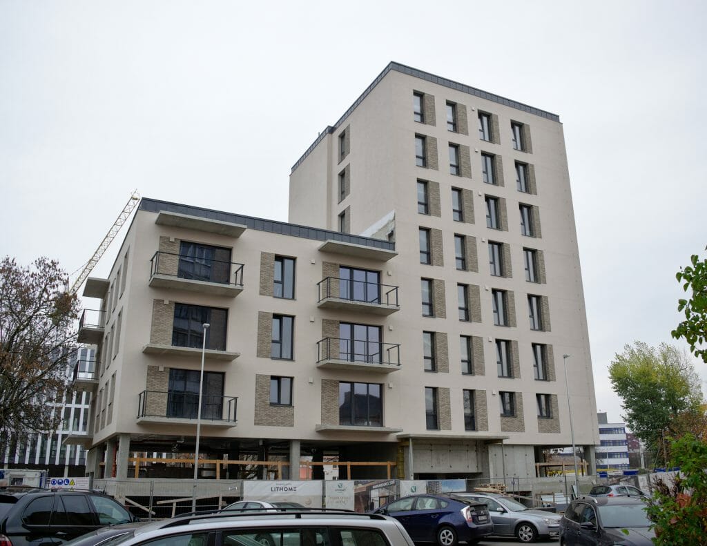 N-GARDEN (Naugarduko g. 50B) - Multi apartment - construction photos