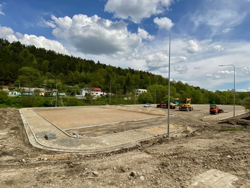 Kaukysos g. sporto aikštynas (Kaukysos g.) - Sports field or court - construction photos