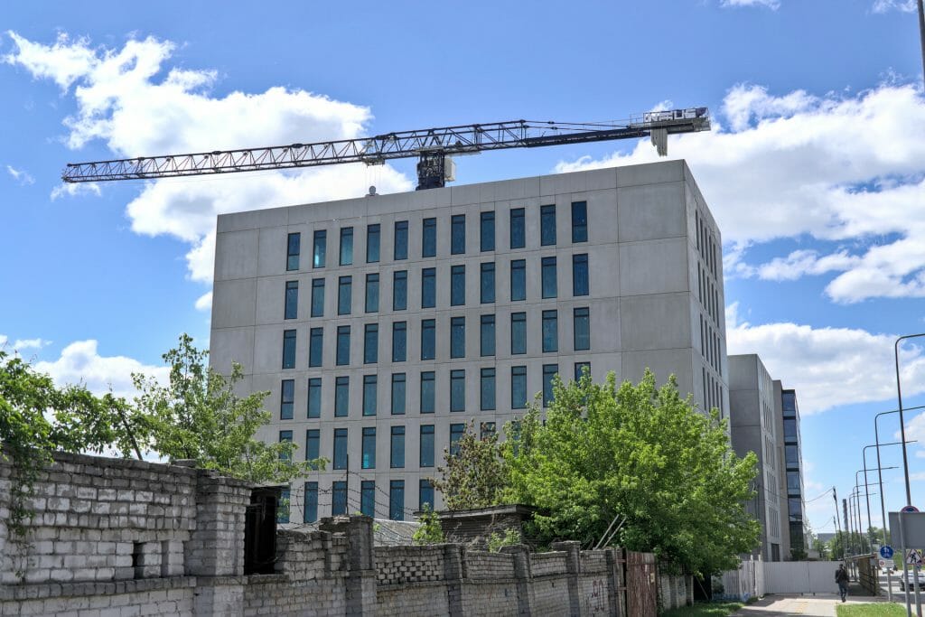 OFFICE 100 by Skraidenis (Panerių g. 49) - Office center - construction photos