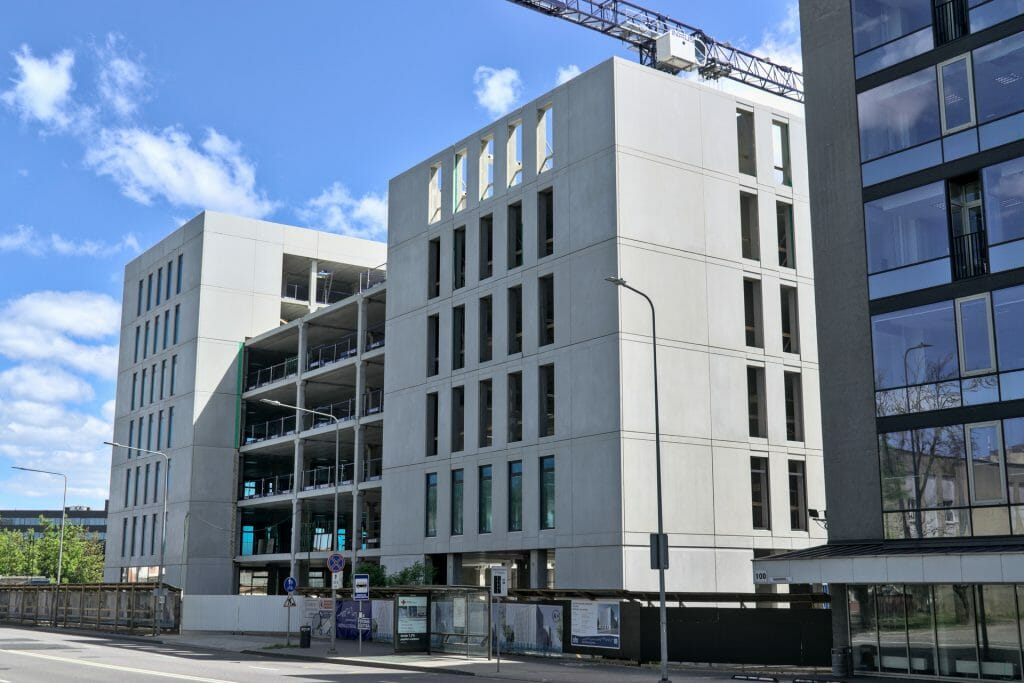 OFFICE 100 by Skraidenis (Panerių g. 49) - Office center - construction photos