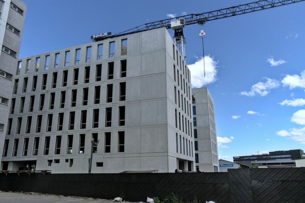 OFFICE 100 by Skraidenis (Panerių g. 49) - Office center - construction photos