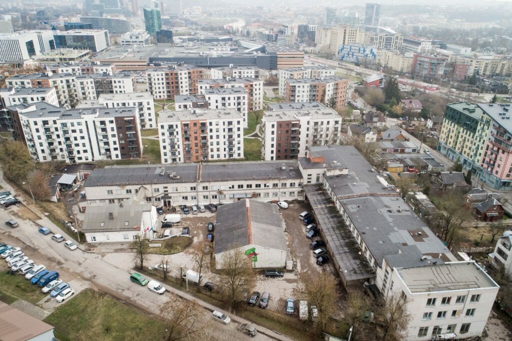 Žvėryno City (Paribio g. 12) - Multi apartment - construction photos