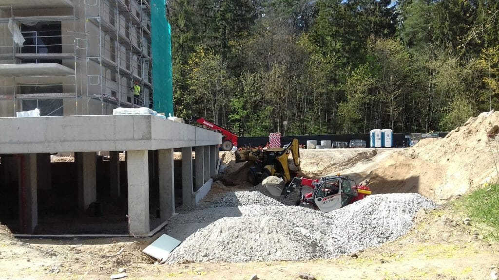 Miško ardai 1 etapas (Burbiškių g. 6) - Multi apartment - construction photos