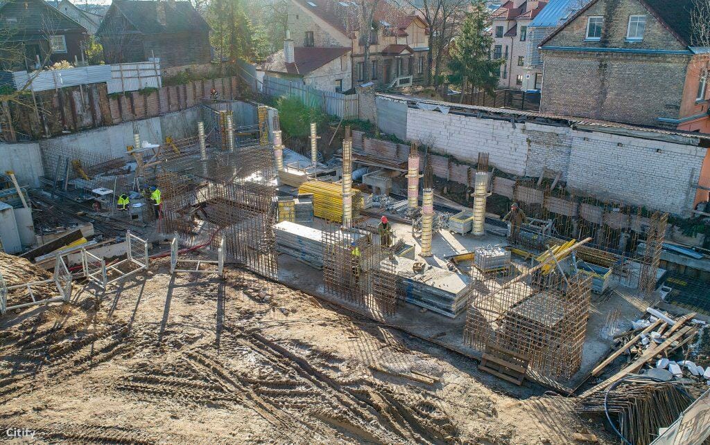 Trys karaliai (Polocko g. 25, 31) - Multi apartment - construction photos