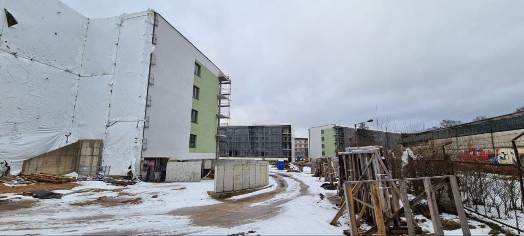 Ezerjugla (Murjāņu iela 151) - Multi apartment - construction photos