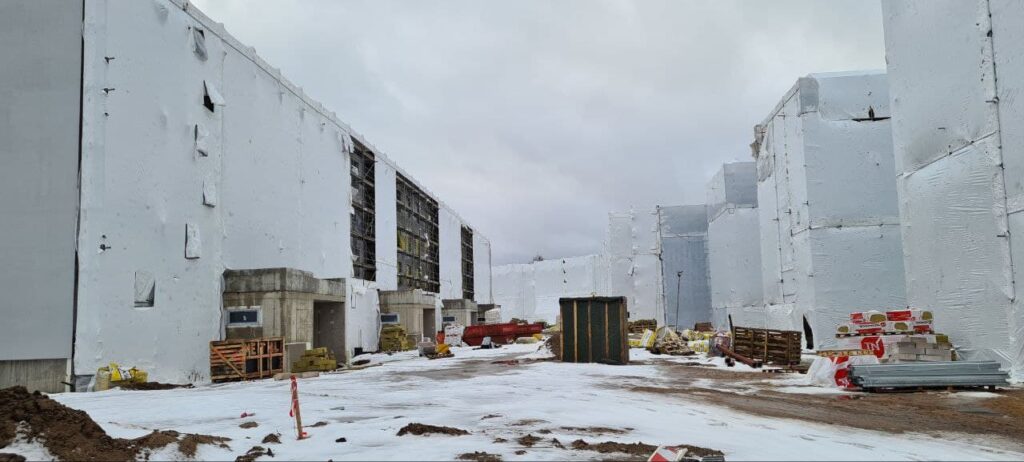 Ezerjugla (Murjāņu iela 151) - Multi apartment - construction photos