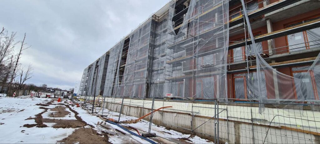 Ezerjugla (Murjāņu iela 151) - Multi apartment - construction photos