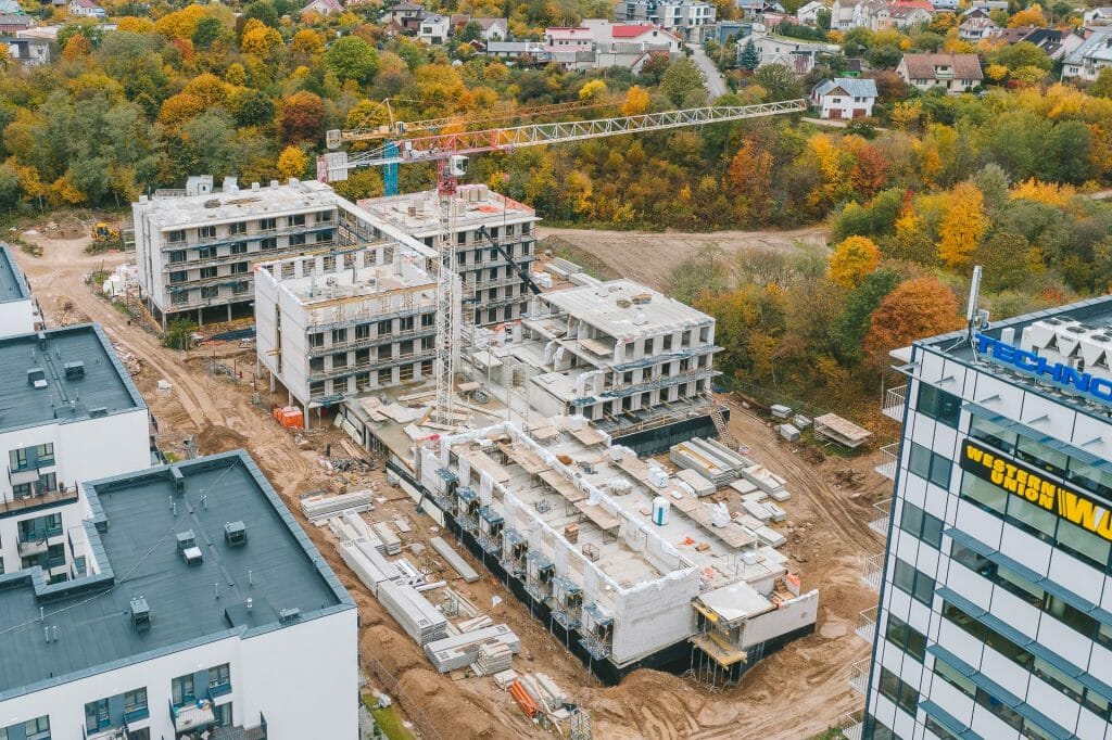 Liv_in Vilnius Ozas (Vito Gerulaičio g. 4) - Co-living - construction photos