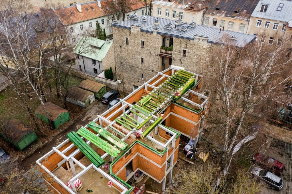 Pylimo g. 12 (Pylimo g. 12) - Row housing - construction photos